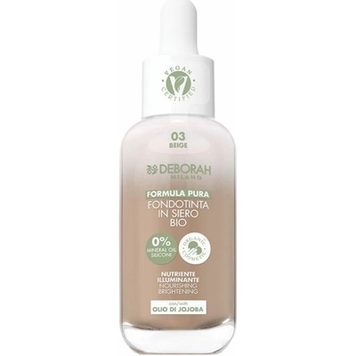 Deborah Milano Formula Pura make-up sérum Organic serum 03 Beige 30 ml