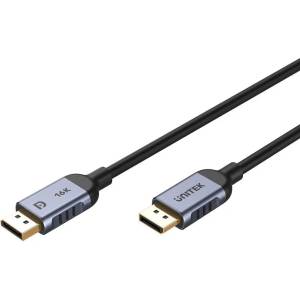 Unitek Кабел DisplayPort Unitek C1628GY01-5M Черен Сив 5 m (C1628GY01-5M)