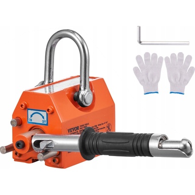 Magnetický zvedák Vevor 100 kg neodymový s chromovaným hákem