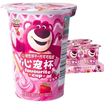 Binqi Disney Lotso Strawberry Cookie Cup 25 g