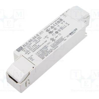 MEAN WELL XLC-60-24-S Napájecí zdroj: spínaný; LED; 60W; 24VDC; 0÷2,5A; 155÷400VDC; OUT: 1