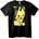 NOONEBRAND Тениска Pichu Pokémon с Номер 19 - L, Black