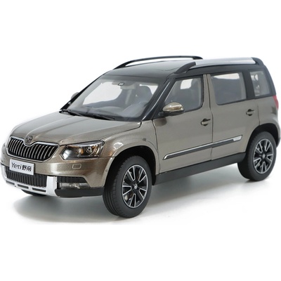 Abrex škoda Yeti FL Outdoor 2013 ŠedoMetalíza časopis s modelem zelená 1:18