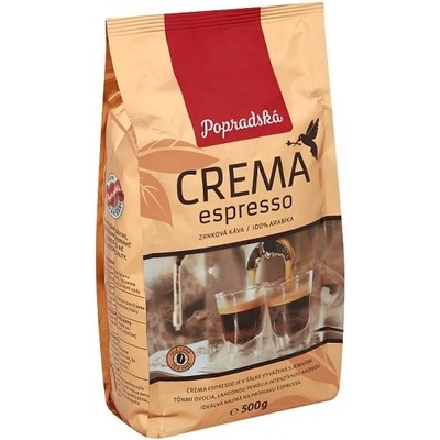 Popradská Crema Espresso Crema zrnková 500 g