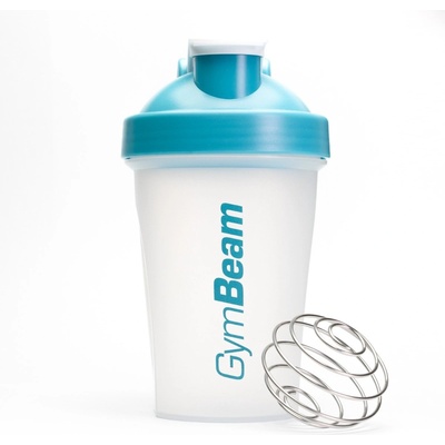 GymBeam Шейкър Blend Bottle прозрачен-син 400 мл