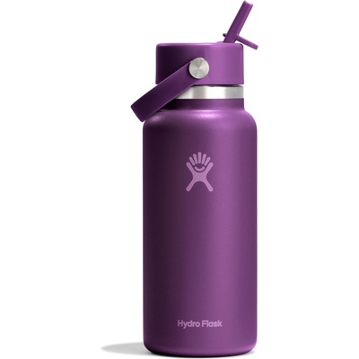 Hydro Flask Wide Flex Straw Cap 32 oz Цвят: тъмно лилав