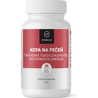 Stabilis Kefa na pečen 60 kapsúl - trávenie tukov, chudnutie