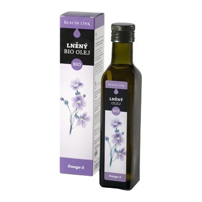 Health Link Bio ľanový olej 250 ml