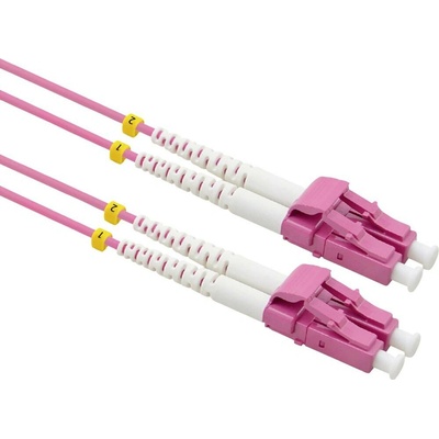 Value 21.99.8834 optické vlákno LWL prepojovací [1x zástrčka LC - 1x zástrčka LC] 50/125 µ Multimode OM4 5m