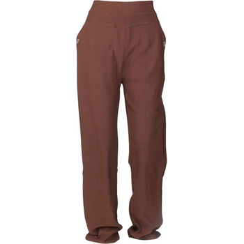 Макси дамски панталон в кафяво