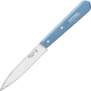 Opinel Кухненски нож Opinel Les Essentiels №113, с 10 см назъбено острие, светлосин (001922-pe)