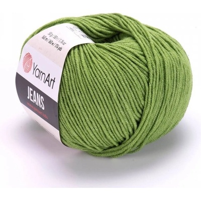 YarnArt Jeans 69 trávová zelená