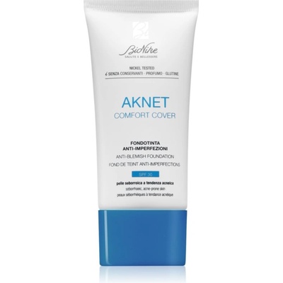 BioNike Aknet Comfort Cover фон дьо тен за проблемна кожа цвят 102 Sable 30ml