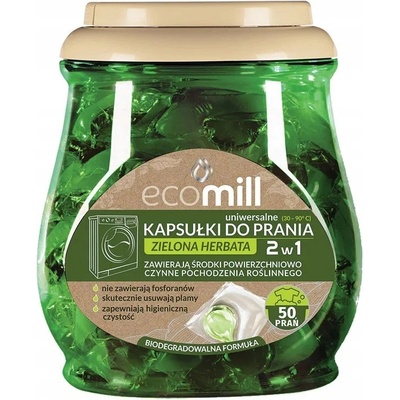 Ecomill 2v1 Gélové kapsule na pranie 50 PD