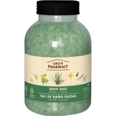 Green Pharmacy Vetiver & Vanilla Bath Salt relaxačná soľ do kúpeľa 1000 g