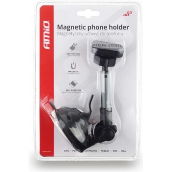Image 1 of Магнитен държач за телефон Amio, HOLD-14 (Amio HOLD-14)