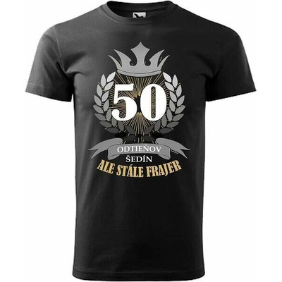 Pánske tričko 50 odtieňov šedín