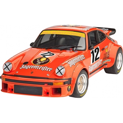 Revell Сглобяем модел Revell - Porsche 911, Jägermeister Motor Sport 50th Anniversary, 104 части (R05669)