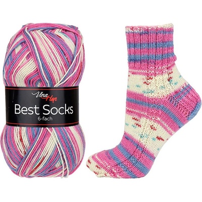 Vlna Hep Příze Best Socks 6-fach, 7368