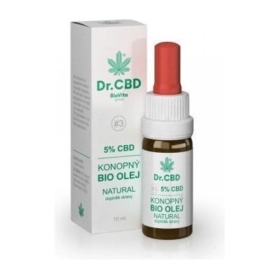 Dr.CBD 5% CBD konopný BIO olej 10 ml