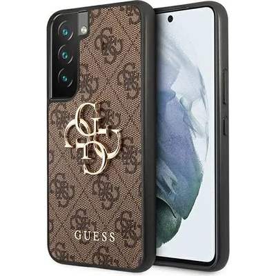 GUESS Гръб GUESS 4G BIG METAL LOGO за Samsung Galaxy S22, Кафяв (GUE001812-0)