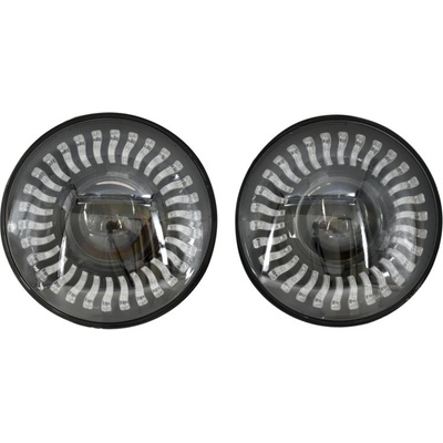 Súprava 7" LED svetlometov, Bluetooth, RGB, Jeep Wrangler JK, TJ, CJ's, serie Terminator