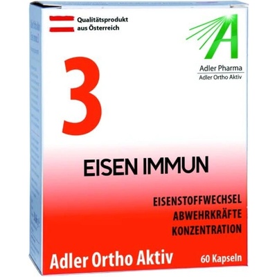 Adler Pharma Ortho Aktiv Nr. 3 Eisen Immun 60 kapsúl