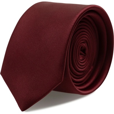 Brinkleys Kravata XL s kapesníčkem marsala B47-3-SET3