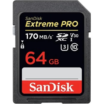 Image 1 of SanDisk SDXC Extreme Pro 64GB V30/U3/UHS-I SDSDXXY-064G-GN4IN/183530