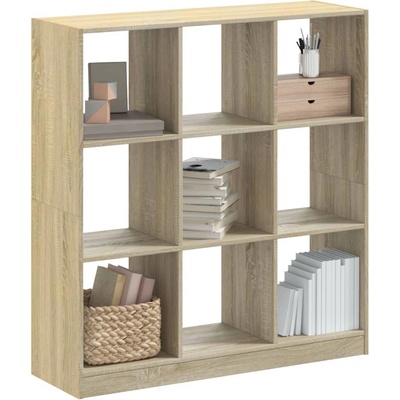 Knihovna dub sonoma 102x32x108 cm kompozitní dřevo