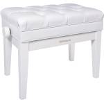 Roland RPB-500 Дървена табуретка за пиано Polished White (RPB-500PW)