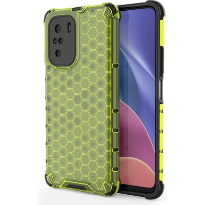 HQWear Калъф Honeycomb Case armor за Xiaomi Redmi K40 Pro+ / K40 Pro / K40 / Poco F3, зелен (9111201932111)