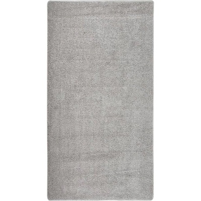 Шаги килим, светлосив, 80x150 см, противоплъзгащ