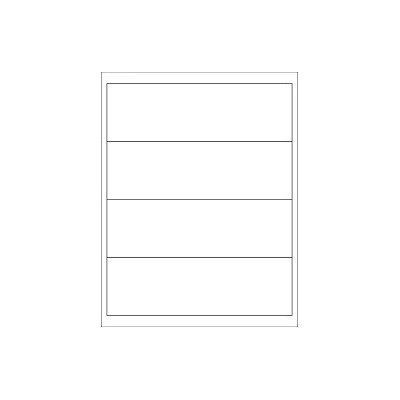 CDRmarket ETR0ECO5473A4100 Samolepicí etikety 190 x 58 mm, bílá
