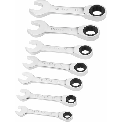 Stanley FatMax 7dílná sada krátkých ráčnových očkoplochých klíčů 8-19mm FMMT82900-0