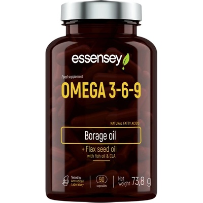 Essensey Omega 3-6-9 with Fish Oil [90 Гел капсули]