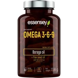 Essensey Omega 3-6-9 with Fish Oil [90 Гел капсули]
