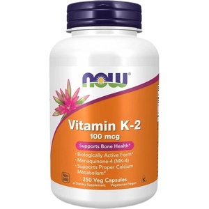 NOW Vitamin K-2 100 mcg [250 капсули]