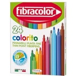 Fibracolor Флумастери Colorito 2.9мм 24 цвята