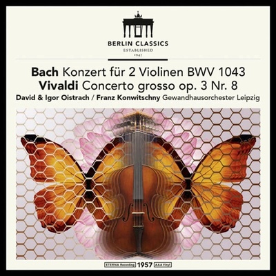 David & Igor Oistrach - Concerto For Two Violins In D Minor Bwv 1043 Con LP