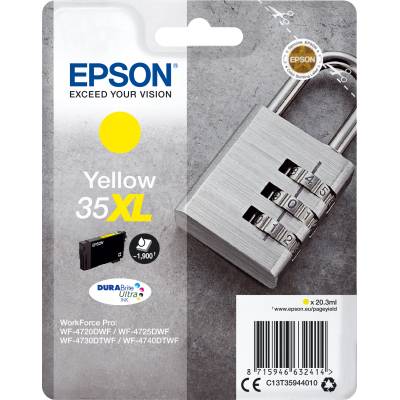 Epson Глава за Epson WorkForce Pro WF-4720 Series - Ink - /35XL/ / C13T35944010 - Yellow - XL - PN C13T35944010 (C13T35944010)