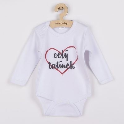 NEW BABY Body s potiskem New Baby celý tatínek