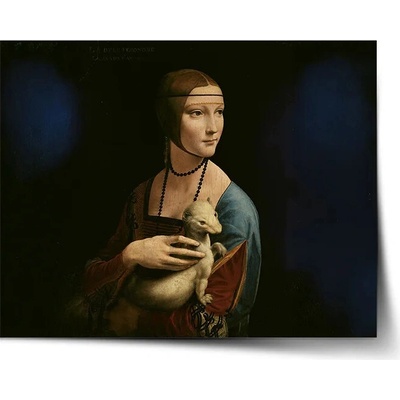Sablio Plagát Dáma s hranostajom - Leonardo da Vinci - 60x40 cm