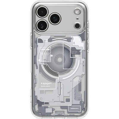 SPIDERCASE iPhone 17 Pro Max SPIGEN ULTRA HYBRID ZERO ONE пластмасов протектор за телефон, удароустойчив, MagSafe, БЯЛ ACS10040 (ACS10040)