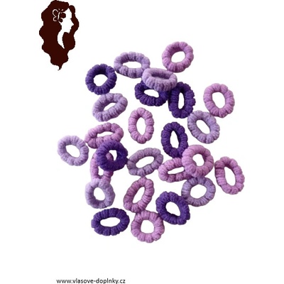 Vlasové gumičky 25 ks