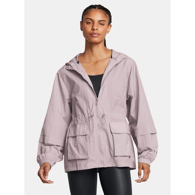 Under Armour Bunda Crinkle Woven Jacket-GRY 1386455-015
