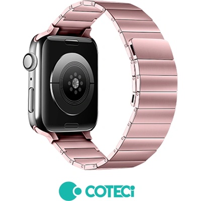 COTECi Розова метална каишка W104 за iWatch 4, 44мм | Baseus. bg (22033-MRG)