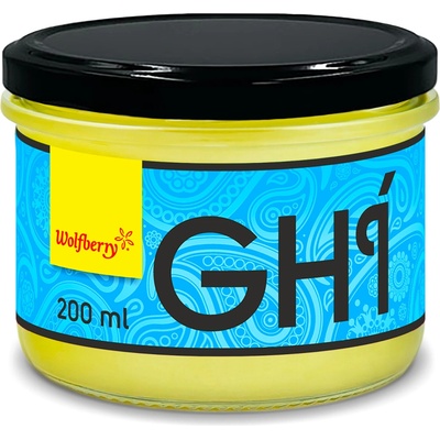 Ghí - přepuštěné máslo - Wolfberry 200 ml