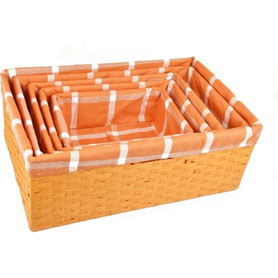 Vingo Úložný box oranžový 26x18 cm v. 10 cm