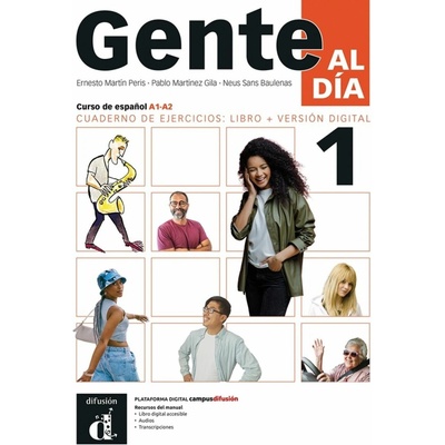 Gente al día 1 (A1-A2) – Cuaderno de ejercicios + Campus (12 meses)